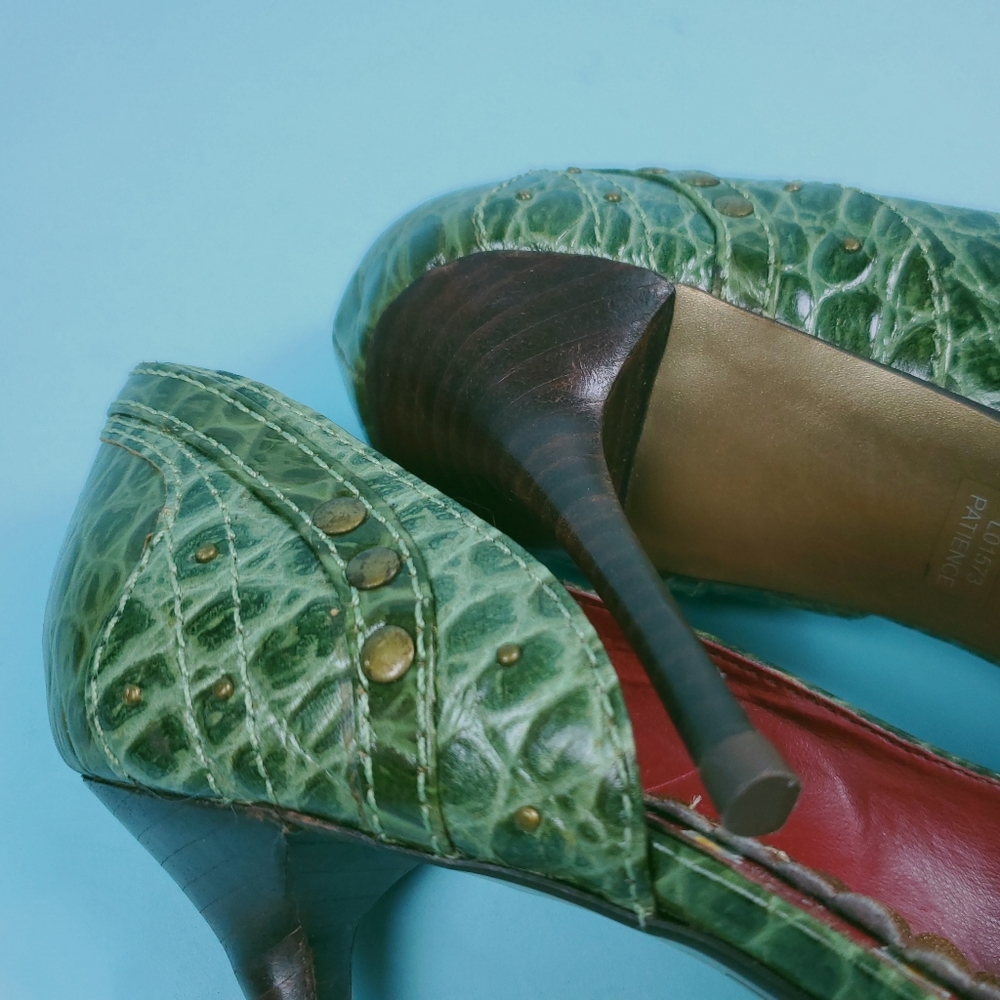 SOLD Luichiny croc heels - Picture 10 of 13